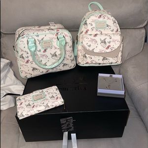 Loungefly Floral Thumper 4 Piece Limited Edition Collectible Set